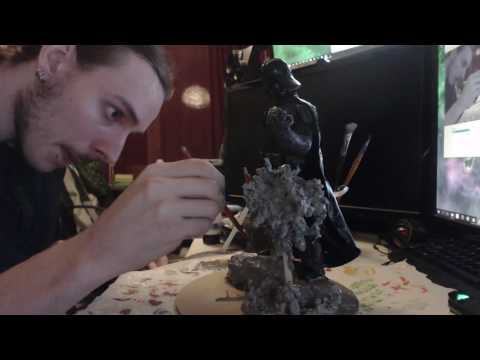 Star Wars: Darth Vader sculpture timelapse - part 4 - Overall paint