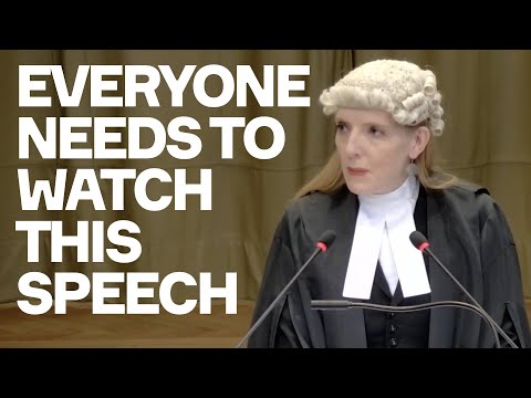 Gaza Genocide Unmasked By Irish Lawyer's HISTORIC Speech At The ICJ