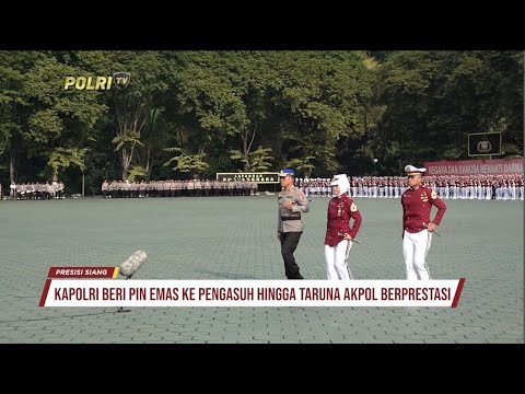 KAPOLRI BERI PIN EMAS KEPADA PENGASUH DAN TARUNA BERPRESTASI AKPOL