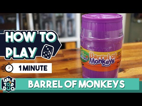 How to Play Barrel of Monkeys - A Fun game for Parties