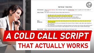 How to Write a Cold Call Script that Works