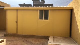 Small steel panel house design🏠