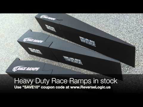 RR-56-2, RR-XT-2, RLL-78-2 Race Ramps w/Heavy Duty Option