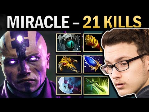 Anti-Mage Dota Gameplay Miracle with 21 Kills with Butterfly