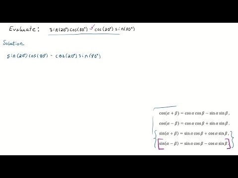 Find the exact value of each expression. sin20^∘ cos80^∘-cos20^∘ sin80^
