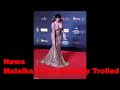 Malaika Arora Trolls By Wearing Dark Undergarments In A Nude See Through Gown With Plunging Neck