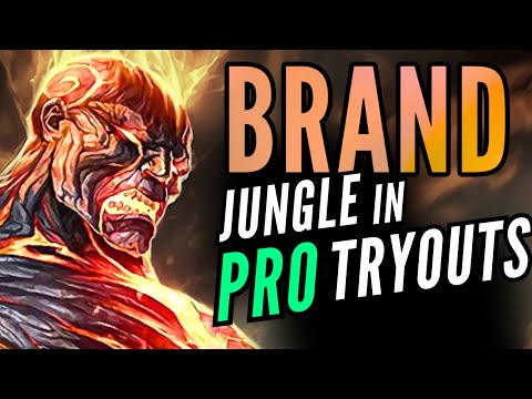 HOW I OUT DAMAGE EVERYONE WITH BRAND JUNGLE IN PRO TRYOUTS