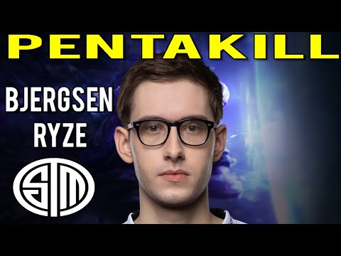 The Pentakill !!! TSM Bjergsen RYZE (NA SOLOQ REPLAY) #lol