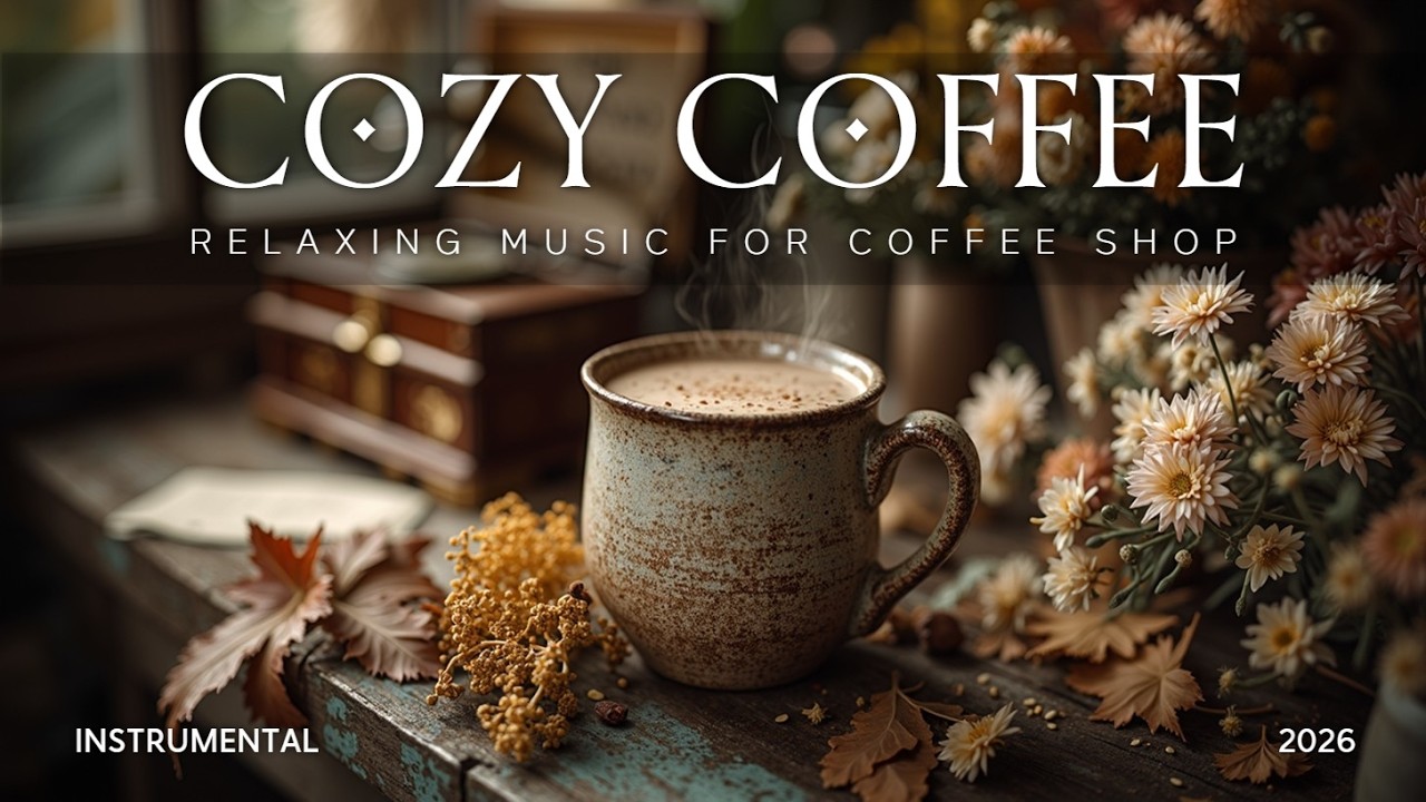 Relaxing Acoustic Guitar Instrumental - Cozy Coffee Shop Guitar for Deep Study and Focus