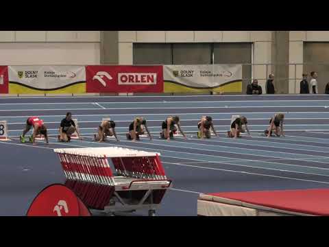 60m kobiet bieg 1 - Wrocław 20260117