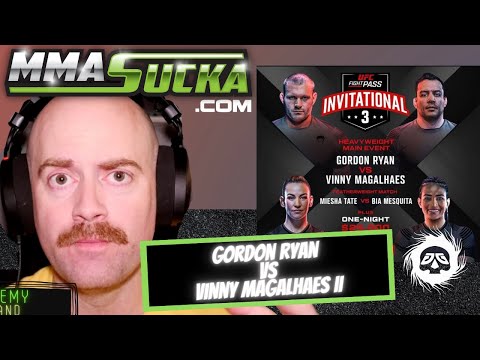 Gordon Ryan vs Vinny Magalhaes 2 Goes Down at UFC Fight Pass Invitational 3