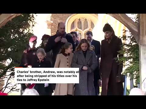 British royals gather for Christmas service without Andrew | REUTERS
