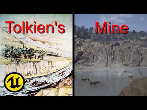 I made book-accurate Nargothrond - Unreal Engine 5