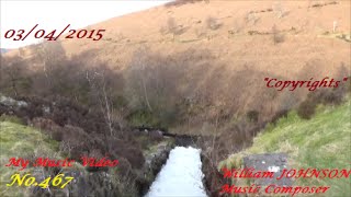 Water Fall in Peak District&One of my Thousand Melodies composed in UK by William JOHNSON Music Comp