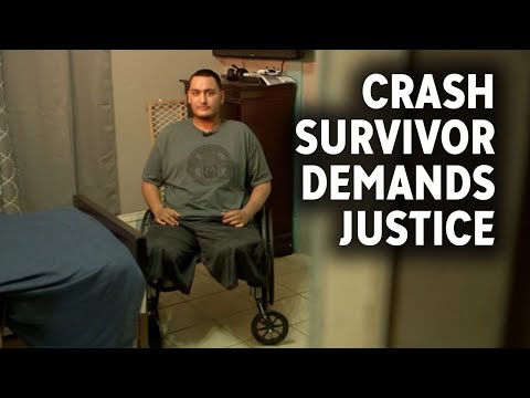 Driver still wanted in I-45 crash that took man's legs