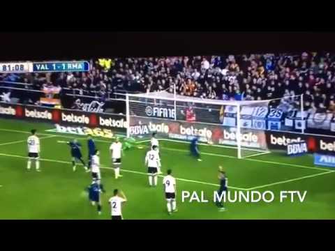 Gareth Bale gol de cabeza muy buen gol