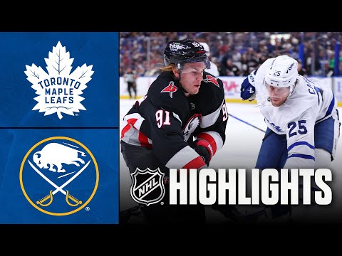NHL Highlights | Maple Leafs vs. Sabres | October 24, 2025