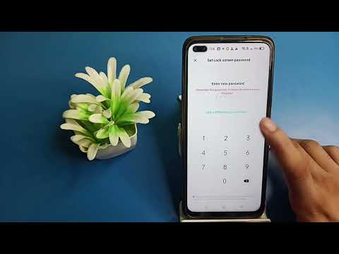 how to screen pattern lock, in realme x50 pro mobile