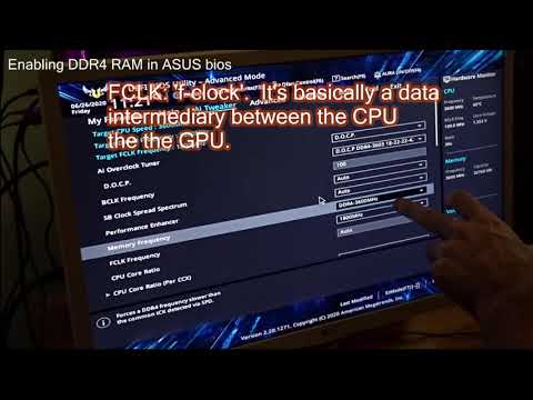 Enabling Memory in an ASUS bios (enabling RAM/DDR4)