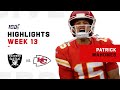 Patrick Mahomes Highlights vs. Raiders | NFL 2019