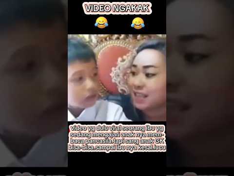 Video ngakak bocah sd belajar baca pancasila#videongakak #lucu #shortsvideo