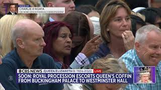 Procession of Queen Elizabeth II's coffin to Westminster to lie in state | Special Report