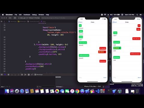 Simple Chat Messenger In SwiftUI - Chat App Using Firebase in SwiftUI - Chat App In SwiftUI - Part 2