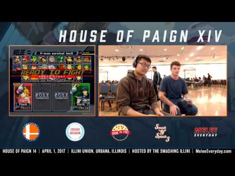 House of Paign XIV - TSI | BlendTec (Peach) vs. TSI | VisualWatch (Marth) - SSBM - Wave B RR