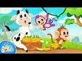 The Hungry Little Monkey Children S Song With Lola The Cow Toy Singing