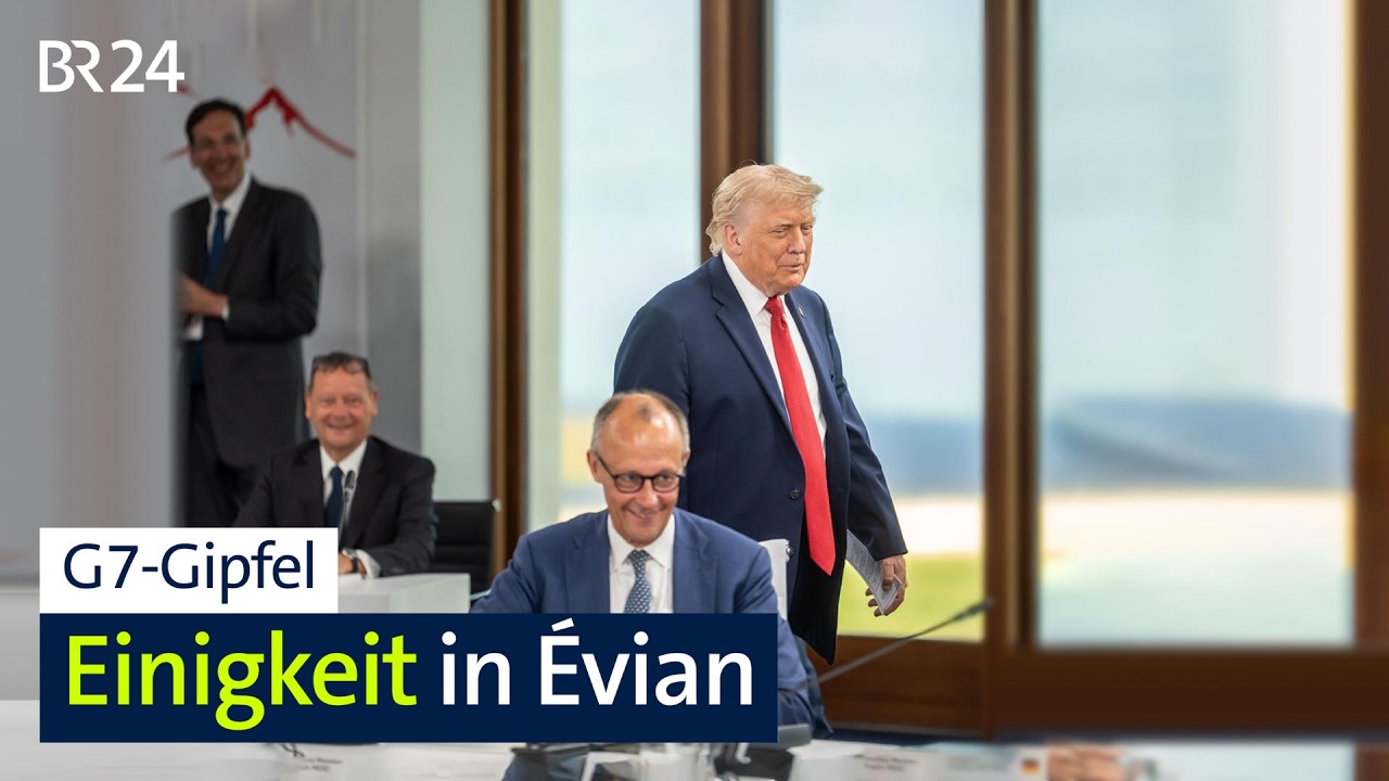 G7-Gipfel: Einigkeit in Évian | BR24