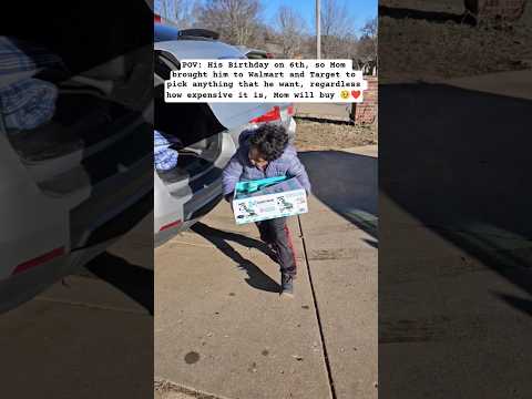 But he got only a $54 roller skates in Target & $13 bike seat cover in Walmart ❤️ He chose passion 🥹