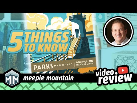 PARKS Memories: Coast to Coast - 5 Things You Need to Know - Review - Boardgame Brody