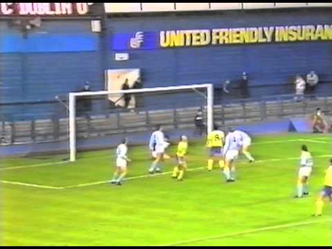 Everton UCD 1984/85 European Cup Winners Cup 1st round second leg