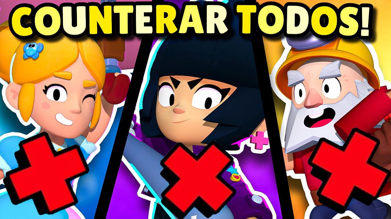 COMO COUNTERAR TODOS OS BRAWLERS NO BRAWL STARS!! (Parte 1)