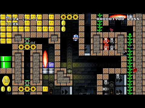 Super Mario Maker 2 - Expert Endless Challenge Assuming #22 S1 with Toad
