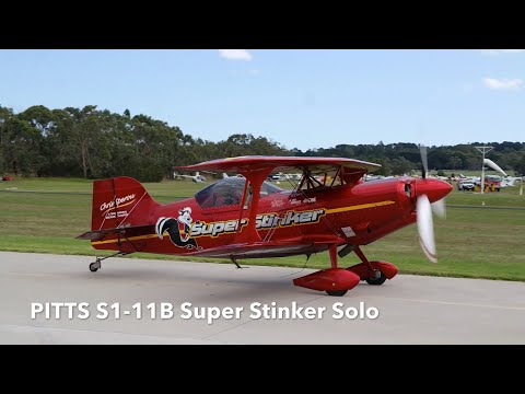 PITTS S1-11B SUPER STINKER Solo at Tyabb Airshow 2020