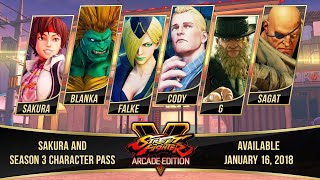 STREET FIGHTER V Season 3 Character Pass 1