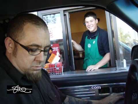 Starbucks Drive thru - First Demo 01 Tahoe 4 18s RF Amps!