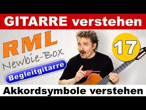 RML Newbie-Box Begleitgitarre 17 - Akkordsymbole besser verstehen