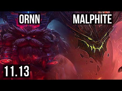 ORNN vs MALPHITE (TOP) | 2/1/15, 400+ games | NA Diamond | v11.13