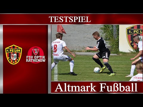 Testspiel: 1. FC Lok Stendal - FSV Optik Rathenow