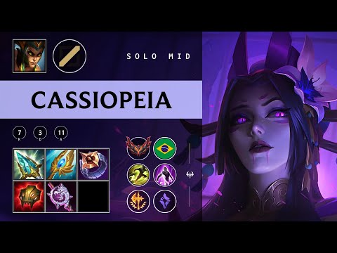 Cassiopeia Mid vs Yasuo - BR Grandmaster Patch 25.23