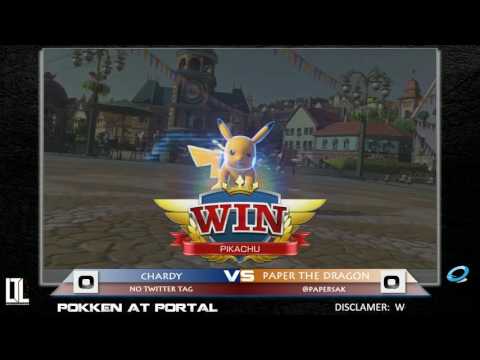 Chardy vs Paper the Dragon - Pokken at Portal 8/11/16