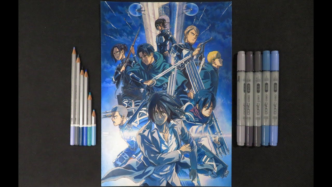 模写 進撃の巨人 The Final Season キービジュアル