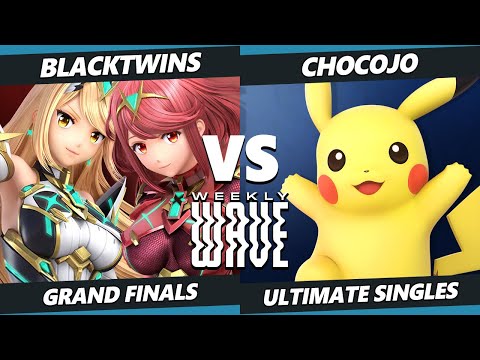 Weekly Wave 29 GRAND FINALS - Blacktwins (Pyra Mythra) Vs. Chocojo (Pikachu, Diddy) SSBU Ultimate