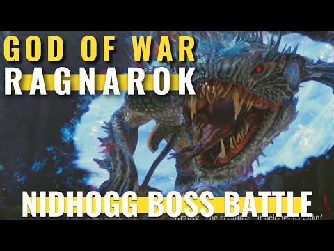 God of War Ragnarok - Nidhogg boss battle
