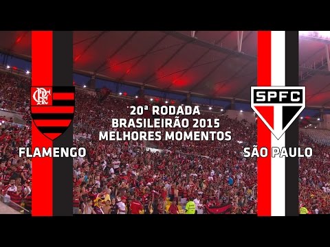 Melhores Momentos - Flamengo 2 x 1 São Paulo - Brasileirão - 23/08/2015