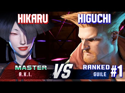 SF6 ▰ HIKARU (A.K.I.) vs HIGUCHI (#1 Ranked Guile) ▰ Ranked Matches