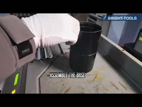 The operation steps of shrink fit tool holder loading are as follows#shrinkfit #toolholder #cnc