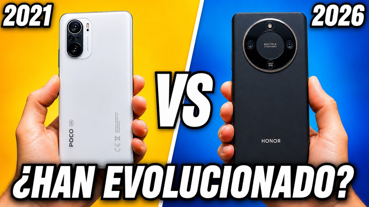 2021 vs 2026: ¿De verdad han EVOLUCIONADO los móviles?